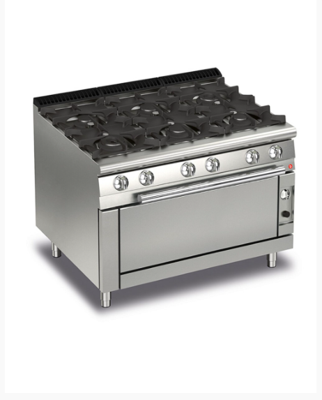 BARON GAS RANGES WITH OVEN Q70PCFL/G1203